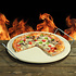 Kesper Grillmeister - Pizzasteen voor Bbq of Oven - Ø33 cm - Pizzasteen met handvat - Barbecue of in oven - Pizzaplaat - Pizza Stone Rond