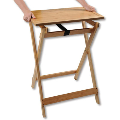 Kesper Grillmeister - Inklapbare Bijzettafel - FSC®  Hout - Bijzettafel voor in Huis of BBQ - Barbecue opklapbaar tafel - Afm 60x45x79 Cm