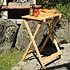 Kesper Grillmeister - Inklapbare Bijzettafel - FSC®  Hout - Bijzettafel voor in Huis of BBQ - Barbecue opklapbaar tafel - Afm 60x45x79 Cm