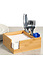 Kesper Servettenhouder & Bestekhouder in 1 - FSC® Bamboe hout - Houder voor Servetten en bestek - Serverhouder - Afm 22 x 18 x 9 Cm