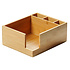 Kesper Servettenhouder & Bestekhouder in 1 - FSC® Bamboe hout - Houder voor Servetten en bestek - Serverhouder - Afm 22 x 18 x 9 Cm