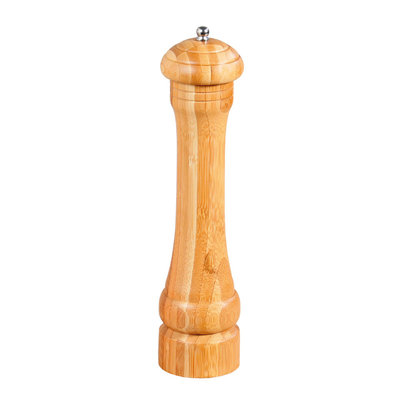 Kesper FSC® Bamboe houten Pepermolen - Ø6.2 Hoogte 26.5 Cm - Zoutmolen en kruidenmolen - Peper/ Zout / Kruiden molen - Keramisch maalwerk
