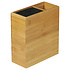 Kesper FSC® Bamboe houten - Messenblok zonder messen - Messenhouder met vak keukengerei houder - Messenblok Universeel - 20.5x7.5x23 Cm