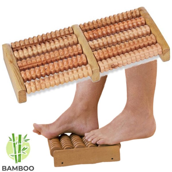 nieuws overspringen Bakken DECOPATENTDecopatent® Dubbele voetroller voetmassage apparaat - Betere  Bloedsomloop in 2 Voeten - Bamboe - Voet massage Voetroller 2 voeten -  𝕍𝕖𝕣𝕜𝕠𝕠𝕡 ✪ 𝕔𝕠𝕞