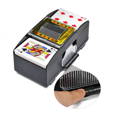 Decopatent Decopatent® Automatische kaartenschudmachine voor speelkaarten - Kaartenschudder op batterijen - Poker - Blackjack - Card Shuffer