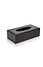 Decopatent Decopatent® Tissue box Kunstleer - Tissues Tissuedoos - Luxe doos voor Servetten - Zakdoekjeshouder - Tissue box houder - Zwart