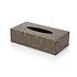 Decopatent Decopatent® Tissue box Kunstleer - Tissues Tissuedoos - Luxe doos voor Servetten - Zakdoekjeshouder - Tissue - Bruin Egypte Farao