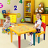 Decopatent Decopatent® ABC Alfabet Kindertafel met Stoel - Speeltafel - Kindertafel en stoeltjes - 1x Tafel en 1x Stoel voor kinderen