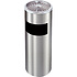 Decopatent Decopatent® Staande Asbak met RVS Afvalbak - Asbak Voor Buiten - Vloerasbak - Buitenasbak Groot - Rookpaal - Asbakken - 25x25x61