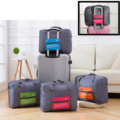 Decopatent Decopatent® Reistas Flightbag - Handbagage koffer reis tas - Travelbag - Organizer Opvouwbaar - Tas voor aan je koffer - Rose