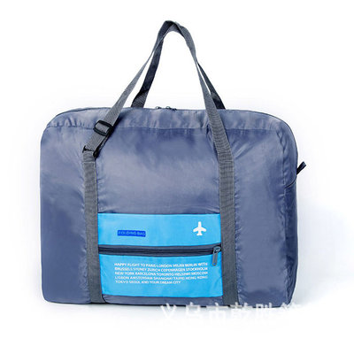 Decopatent Decopatent® Reistas Flightbag - Handbagage koffer reis tas - Travelbag - Organizer Opvouwbaar - Tas voor aan je koffer - Blauw