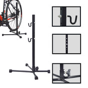 Decopatent Decopatent® Fiets Opbergstandaard - Fiets Etalage Display Rek -  Fiets standaard reparatie - Fiets houder - Fietsenrek - Zwart