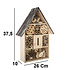 Decopatent Decopatent® Insectenhotel - Bamboe hout - Insecten hotel - Insecten huis - Natuur & Milieu vriendelijk - Afm 26 x 10.3 x 37.6 Cm
