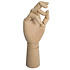 Decopatent Decopatent® Tekenhand - Houten Hand model - Handen Tekenmodel  - Ledepop Tekenen - Teken hand voor Volwassenen & Kinderen - 28.5Cm