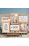 Decopatent Decopatent® MDF Fotolijst Collage voor 6 Foto's van 15x10 & 10x15 Cm - Fotolijsten - Fotolijstje met 6 fotokaders - 44x3.2x31 Cm