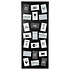 Decopatent Decopatent® XL Fotolijst Collage voor 21 Foto's van (10x15 & 15x10 Cm) - Fotolijsten - Fotolijstje met 21 fotokaders - 47.5x117 Cm