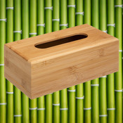 Decopatent Decopatent® Tissuedoos - Bamboe - Tissuebox voor tissues - Tissue box houder voor - Wc - Badkamer - Keuken - Zakdoekendoos - Hout