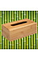 Decopatent Decopatent® Tissuedoos - Bamboe - Tissuebox voor tissues - Tissue box houder voor - Wc - Badkamer - Keuken - Zakdoekendoos - Hout