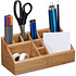 Decopatent Decopatent® Pennenbakje - Bamboe - Buro Bakje - Pennen Potloden Scharen etc - Make-up Organiser - Bureau organizer pennenhouder
