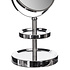 Decopatent Decopatent® - Staande 360° Makeup Spiegel - Scheerspiegel - Badkamerspiegel - Glas Spiegel & Achterzijde 3x Vergrotend - Chrome
