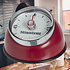 Decopatent Decopatent® Kookwekker analoog - Kookwekker magnetisch - Rond - Rvs - Kook wekker met magneet - Ronde 60 minuten Kook Timer - Rood