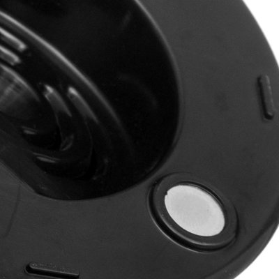 Decopatent Decopatent® Kookwekker analoog - Kookwekker magnetisch - Rond - Rvs - Kook wekker met magneet - Ronde 60 minuten Kook Timer - Grijs