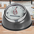 Decopatent Decopatent® Kookwekker analoog - Kookwekker magnetisch - Rond - Rvs - Kook wekker met magneet - Ronde 60 minuten Kook Timer - Grijs