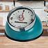 Decopatent Decopatent® Kookwekker analoog - Kookwekker magnetisch - Rond - Kook wekker met magneet - Ronde 60 minuten Kook Timer - Turquoise Blauw