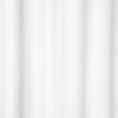 Decopatent Decopatent® Douchegordijn 180x200 Cm - Polyester - Douche gordijn anti schimmel - Voor bevestiging aan douchegordijnstang - Wit