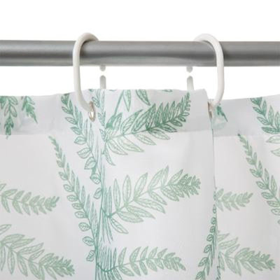 Decopatent Decopatent® Douchegordijn 180x200 Cm - Polyester - Douche gordijn anti schimmel - Bevestiging douchegordijnstang - Groene Harmonie