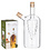 Decopatent Decopatent® 2in1 Olie en Azijnstel glas - Druif vorm met kurken - Glazen Azijnfles & Oliefles in 1 - Oil & Vinegar - 10 x 10 x 18
