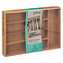 Decopatent Decopatent® Bamboe Bestekbak 5 Vaks - Besteklade Organizer - Bestek Opbergen - Opbergbak - Bestekcassette - Hout - 25x34x4.3 Cm