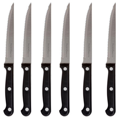 Decopatent Decopatent® 14-Delig Messenblok met Messen - Rvs Messenset op Houten Messenblok - 11 Keuken Messen - Keuken schaar - Messenslijper