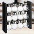 Decopatent Decopatent® Staand Kruidenrekje voor 12 kruidenpotjes - Specerijen rek - Mdf hout - Potjes Glas - 3 laags keuken kruiden organizer