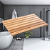 Decopatent Decopatent® Badmat - Bamboe - Douchemat antislip - Voor in douche of bad - Houten - Douchemat - Badkamer mat - Saunamat