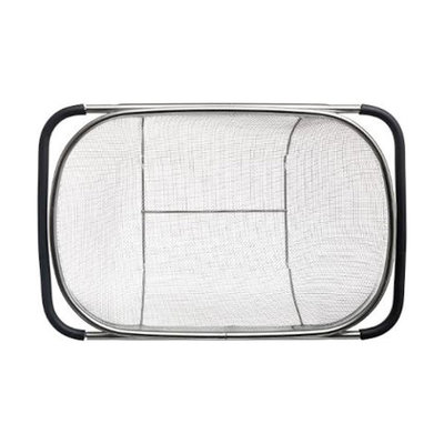 Decopatent Decopatent® RVS keuken Vergiet / Zeef - Uitschuifbaar van 36,7 naar 54,5 - Pasta / Aardappels / Groente afgieten - Gootsteen Zeef