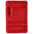 Decopatent Decopatent® Afdruiprek voor afwas - Afdruiprekje met Lekbak - Kunststof Afdruipmat -  Afwassen borden & bestek - 32.5x49x9 - Rood