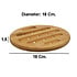 Decopatent Decopatent® Pannenhouder Rond Ø18 Cm - Ronde Pannen Onderzetter - Panonderzetter Rechthoekig - Bamboe - Pannen Onderzetters