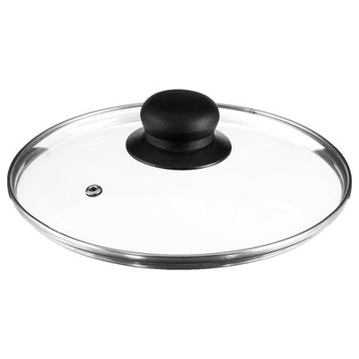 Decopatent Decopatent® Universele Glazen Pan deksel - Ø20 cm - Ronde Pandeksel Glas met stoomgaatje - Transparant - Voor pannen van 20 Cm