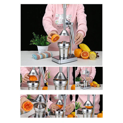 Decopatent Decopatent® Sinaasappelpers handmatig met hendel - Staande Citruspers - Citruspers - Fruitpers - Handmatige Sinaasappel juicer