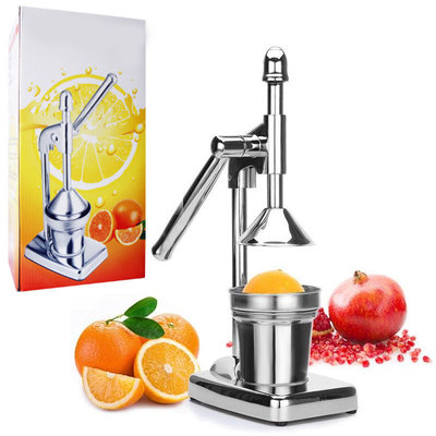 Decopatent Decopatent® Sinaasappelpers handmatig met hendel - Staande Citruspers - Citruspers - Fruitpers - Handmatige Sinaasappel juicer