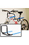 Decopatent Decopatent® Muur Ophangsysteem voor 2 Fietsen & Inklapbaar - Ophang systeem fiets - Ophangen aan muur - Houder muur - Wandmontage