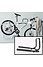 Decopatent Decopatent® Muur Ophangsysteem voor 2 Fietsen & Inklapbaar - Ophang systeem fiets - Ophangen aan muur - Houder muur - Wandmontage
