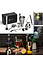 Decopatent Decopatent® PRO Cocktail Set 10-delig - Rvs Barset met Shaker - Maatbeker - Stamper Zeef - Mixer - Cocktailshaker