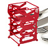 Decopatent Decopatent® - Bestekbak - COOK Design - Keukengerei houder - Bestekhouder vierkant - Bestekpot - Keuken bestek Organizer - Rood