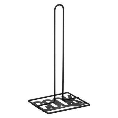 Decopatent Decopatent® - Staande Keukenrolhouder - COOK Design - Keuken papier rolhouder - Metaal - Keukenpapier houder - Zwart