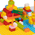 Decopatent Decopatent® - Kindertafel met 1 Stoeltje - Speeltafel met bouwplaat en Tafel kant - 4 Bakjes - Geschikt voor Duplo® Bouwstenen