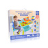 Decopatent Decopatent® - Kindertafel met 1 Stoeltje - Speeltafel met bouwplaat en Tafel kant - 4 Bakjes - Geschikt voor Duplo® Bouwstenen