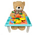 Decopatent Decopatent® - Kindertafel Bouwtafel - Speeltafel met bouwplaat (Voor Duplo® blokken) en vlakke kant - 4 Vakken - Met 78 Bouwstenen