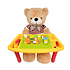 Decopatent Decopatent® - Kindertafel Bouwtafel - Speeltafel met bouwplaat (Voor Duplo® blokken) en vlakke kant - 3 Vakken - Met 90 Bouwstenen